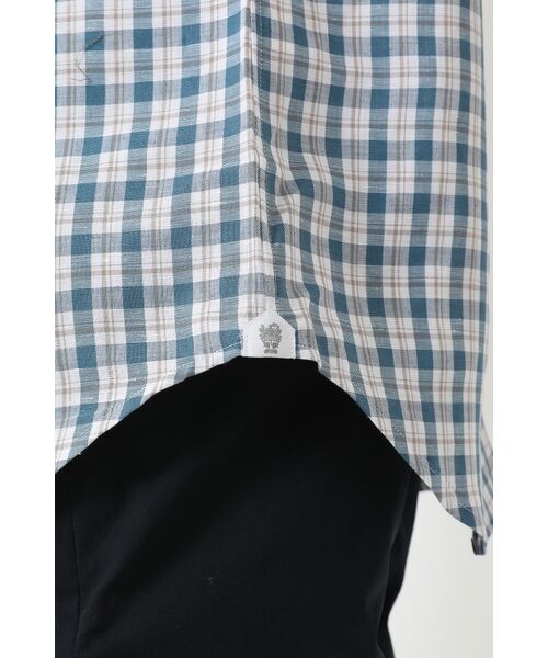 DAKS / ダックス シャツ・ブラウス | コットンリネン・リゾートチェックシャツ | 詳細6