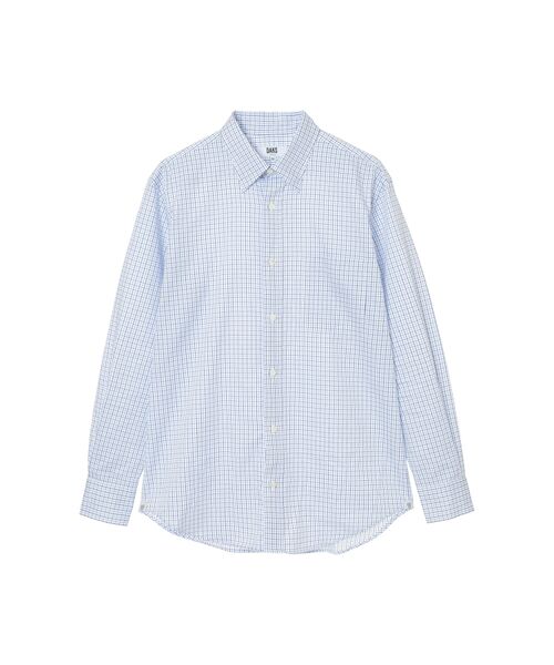 DAKS / ダックス シャツ・ブラウス | 英国調タッターソールチェック ツイルシャツ（ブルー）