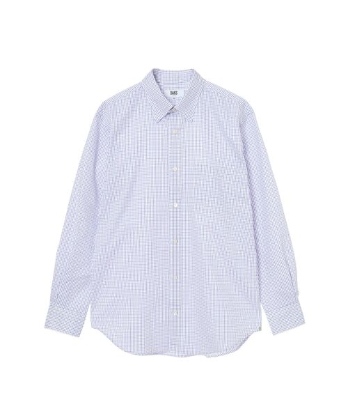 DAKS / ダックス シャツ・ブラウス | 英国調タッターソールチェック ツイルシャツ（パープル）