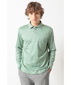 DAKS / ダックス その他トップス | ギザコットン天竺 前立てハウスチェックポロシャツ