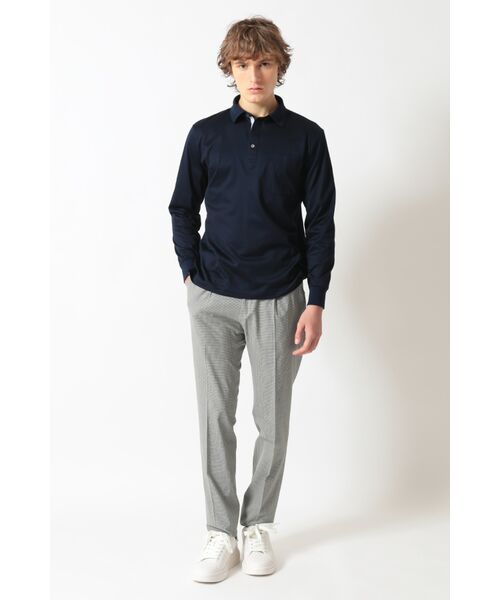 DAKS / ダックス その他トップス | ギザコットン天竺 前立てハウスチェックポロシャツ | 詳細3