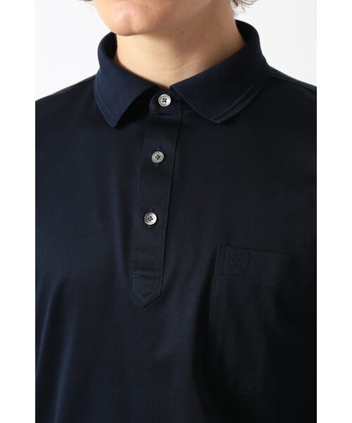 DAKS / ダックス その他トップス | ギザコットン天竺 前立てハウスチェックポロシャツ | 詳細4