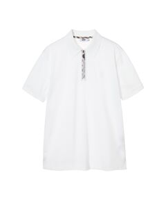 DAKS / ダックス その他トップス | フロントジップ ハウスチェックパイピング ポロシャツ