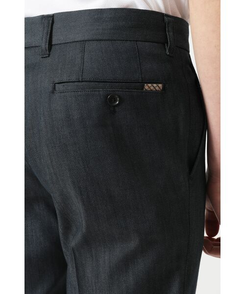 DAKS / ダックス その他パンツ | デニムライクストレッチテーパードパンツ | 詳細4