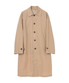 DAKS / ダックス その他アウター | OLMETEX シティウォッシュ レザーロゴパッチ バルマカーンコート