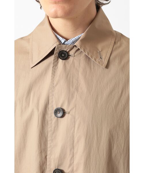 DAKS / ダックス その他アウター | OLMETEX シティウォッシュ レザーロゴパッチ バルマカーンコート | 詳細4