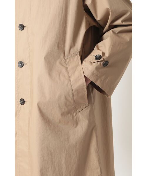 DAKS / ダックス その他アウター | OLMETEX シティウォッシュ レザーロゴパッチ バルマカーンコート | 詳細6