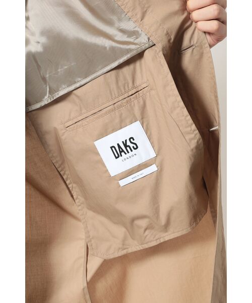 DAKS / ダックス その他アウター | OLMETEX シティウォッシュ レザーロゴパッチ バルマカーンコート | 詳細7