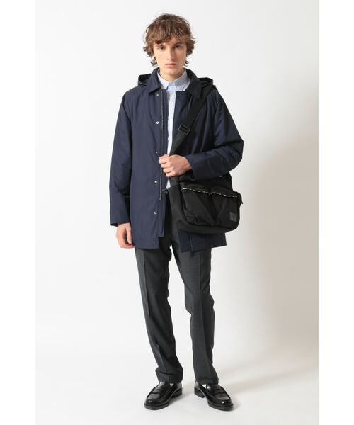 DAKS / ダックス その他 | ナイロン×牛革 ハウスチェックディテール フラップショルダーバッグ | 詳細1