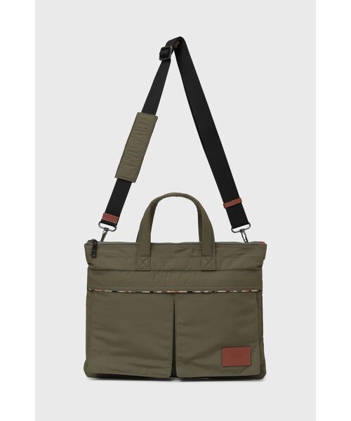 DAKS / ダックス その他 | 軽量ナイロン×牛革 ハウスチェックディテール ブリーフケース | 詳細2