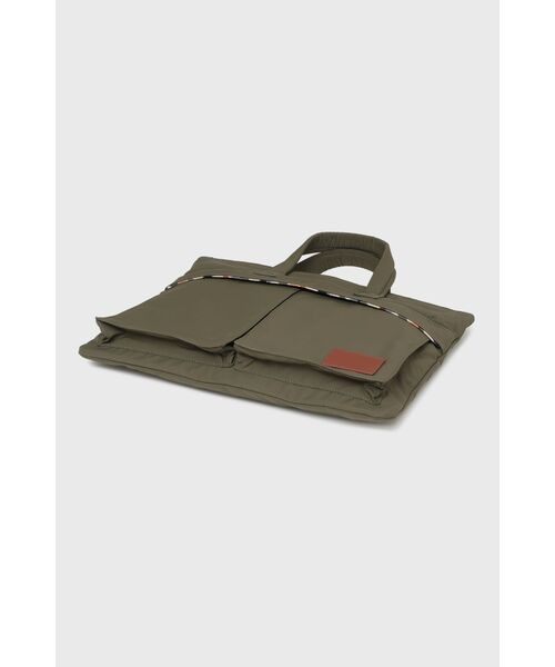 DAKS / ダックス その他 | 軽量ナイロン×牛革 ハウスチェックディテール ブリーフケース | 詳細4