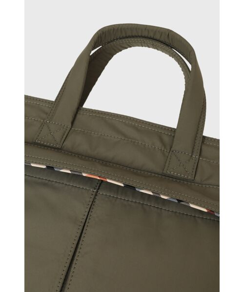 DAKS / ダックス その他 | 軽量ナイロン×牛革 ハウスチェックディテール ブリーフケース | 詳細5