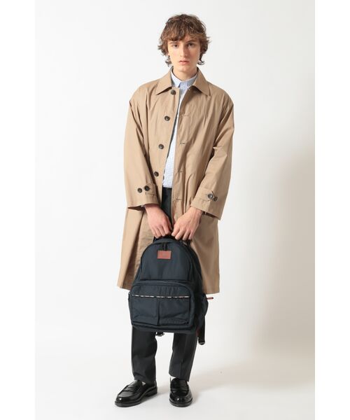 DAKS / ダックス その他 | 軽量ナイロン×レザー ハウスチェックディテール PC収納バックパック | 詳細1