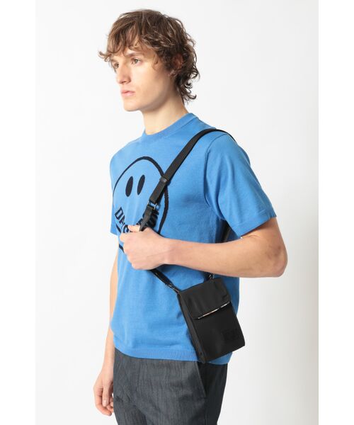 DAKS / ダックス その他 | 軽量ナイロン×牛革 ハウスチェックディテール ネックポーチ | 詳細1