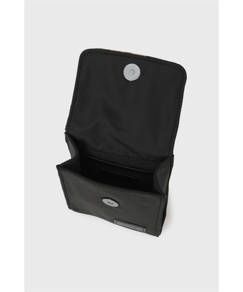 DAKS / ダックス その他 | 軽量ナイロン×牛革 ハウスチェックディテール ネックポーチ | 詳細6