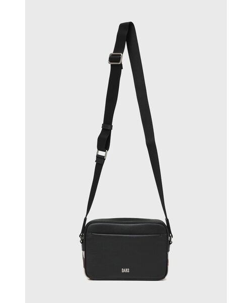 DAKS / ダックス その他 | レザー×ハウスチェックディテール ワンショルダー ボディバッグ（ブラック）