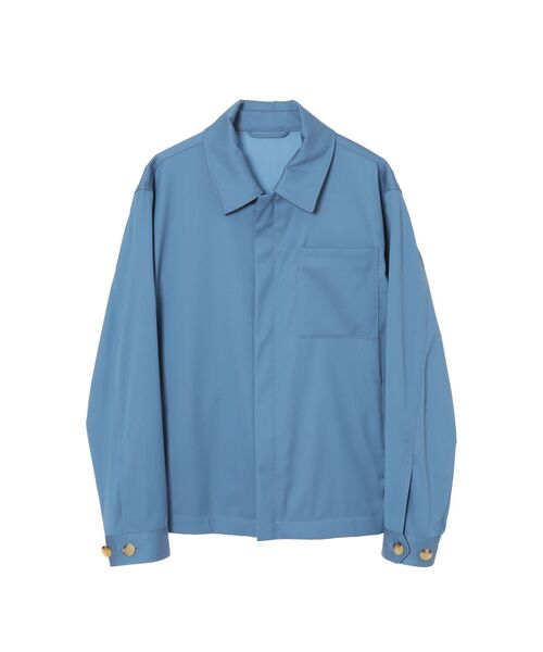 DAKS / ダックス その他アウター | MARZOTTO ストレッチウール 比翼仕立て ジップアップブルゾン（ブルー）