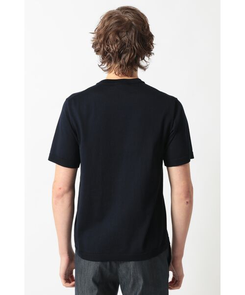 DAKS / ダックス その他トップス | ポリエステルコットン混 スマイルインターシャ ニットプルオーバー | 詳細2