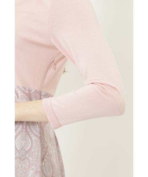 DAKS / ダックス ドレス | ペイズリープリントコンビニットワンピース | 詳細5