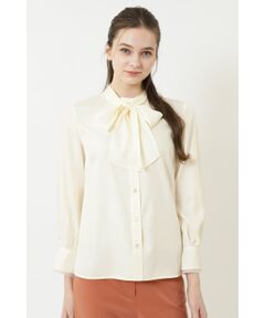 DAKS / ダックス その他トップス | 【TV着用｜市村紗弥香アナ】キュプラツイルリボンブラウス