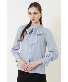 DAKS / ダックス その他トップス | 【TV着用｜市村紗弥香アナ】キュプラツイルリボンブラウス