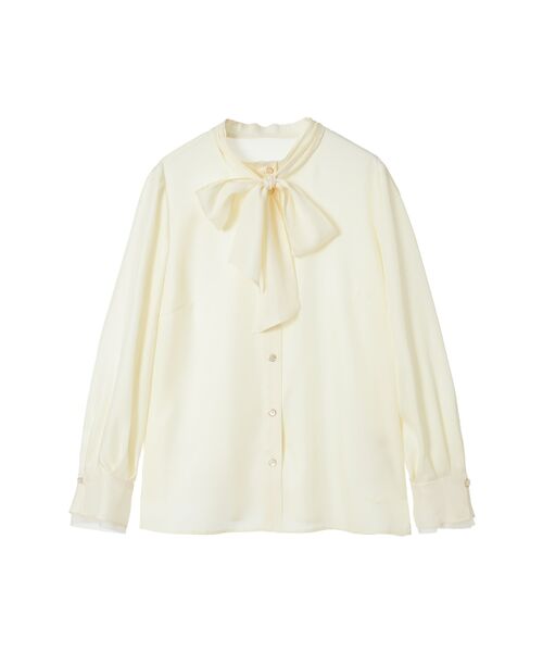 DAKS / ダックス その他トップス | 【TV着用｜市村紗弥香アナ】キュプラツイルリボンブラウス | 詳細11