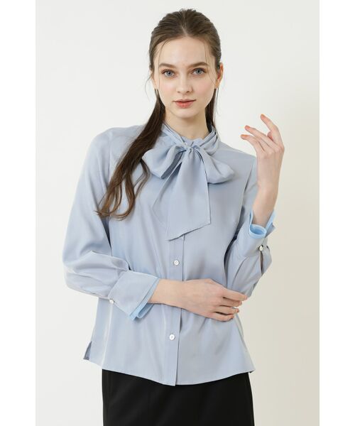 DAKS / ダックス その他トップス | 【TV着用｜市村紗弥香アナ】キュプラツイルリボンブラウス | 詳細12