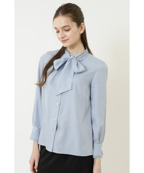 DAKS / ダックス その他トップス | 【TV着用｜市村紗弥香アナ】キュプラツイルリボンブラウス | 詳細13