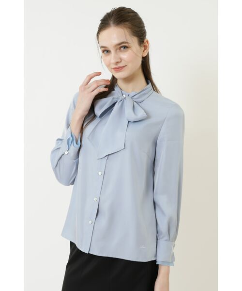 DAKS / ダックス その他トップス | 【TV着用｜市村紗弥香アナ】キュプラツイルリボンブラウス | 詳細14