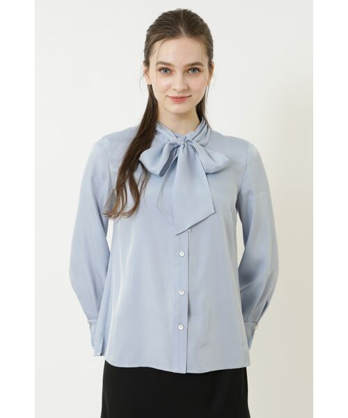 DAKS / ダックス その他トップス | 【TV着用｜市村紗弥香アナ】キュプラツイルリボンブラウス | 詳細15