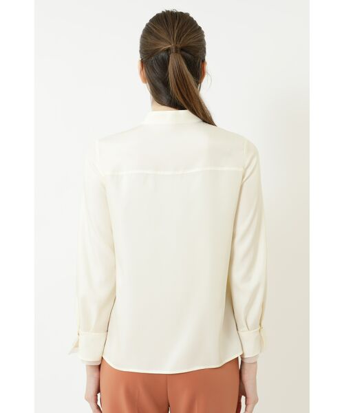 DAKS / ダックス その他トップス | 【TV着用｜市村紗弥香アナ】キュプラツイルリボンブラウス | 詳細4