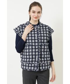DAKS / ダックス その他アウター | チェックツイードベスト