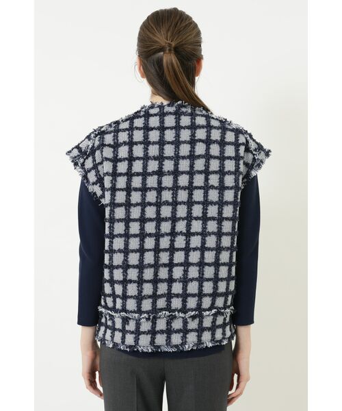 DAKS / ダックス その他アウター | チェックツイードベスト | 詳細2