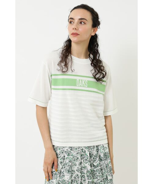 DAKS / ダックス その他トップス | シャドーボーダーロゴニット | 詳細1