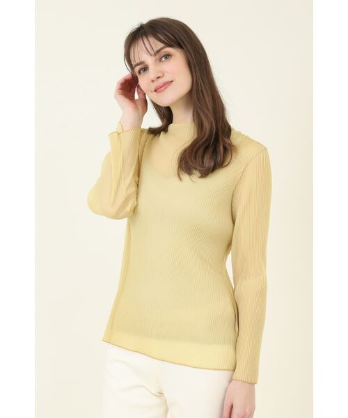 DAKS / ダックス その他トップス | 【TV着用｜三上真奈アナ】スタンドカラートリコットカットソー | 詳細1