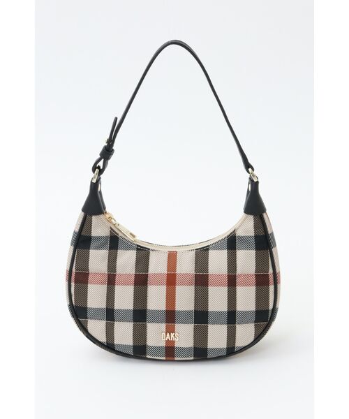 DAKS / ダックス その他 | MABELハウスチェックハーフムーンハンドバッグ（10/ブラック）