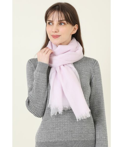 DAKS / ダックス その他 | 後染めカシミヤシルクストール（72/ピンク）