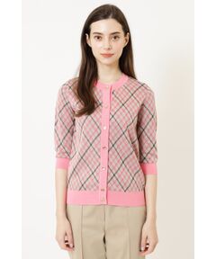 DAKS / ダックス その他トップス | ジャカードチェックカーディガン