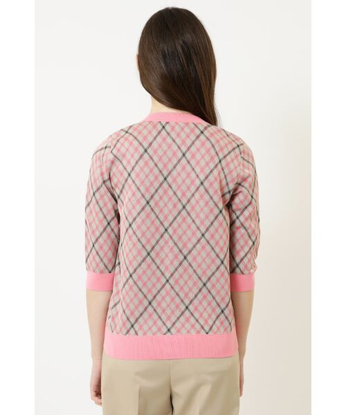 DAKS / ダックス その他トップス | ジャカードチェックカーディガン | 詳細3