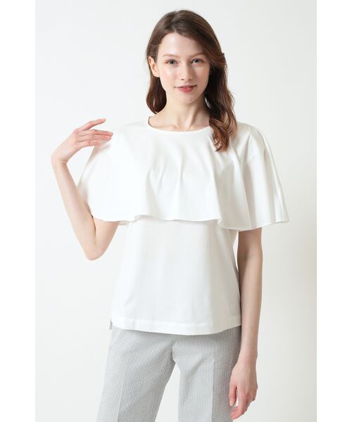 DAKS / ダックス その他トップス | フレアスリーブ レイヤードカットソー（オフホワイト）