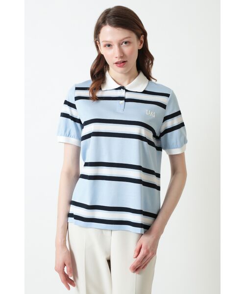 DAKS / ダックス その他トップス | カラーブロックボーダーカットソー（ブルーベル）