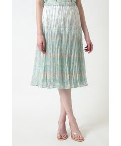 DAKS / ダックス ロング・マキシ丈スカート | ヌーボーフラワープリーツスカート