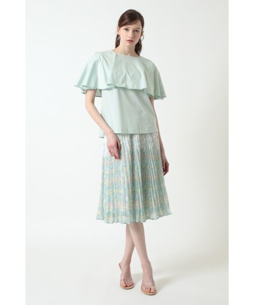 DAKS / ダックス ロング・マキシ丈スカート | ヌーボーフラワープリーツスカート | 詳細2