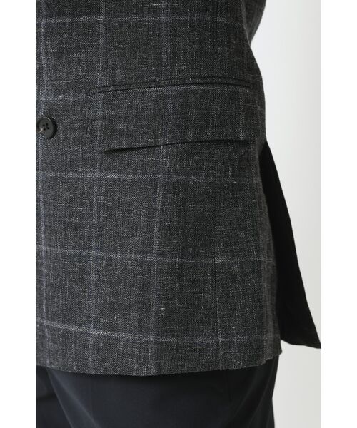 DAKS / ダックス その他アウター | リネン コットン チェック ジャケット | 詳細4