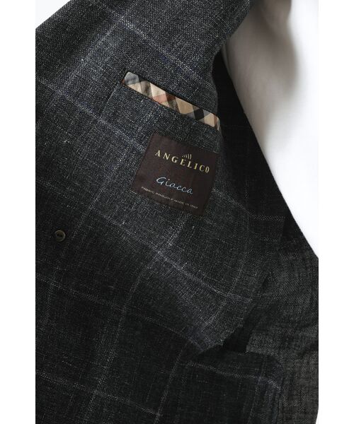 DAKS / ダックス その他アウター | リネン コットン チェック ジャケット | 詳細6