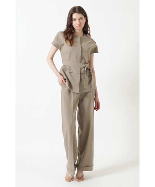 DAKS / ダックス シャツ・ブラウス | 2WAYコンパクトストレッチ スタンドカラー ジレジャケット | 詳細2