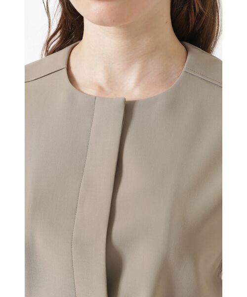 DAKS / ダックス シャツ・ブラウス | 2WAYコンパクトストレッチ スタンドカラー ジレジャケット | 詳細3