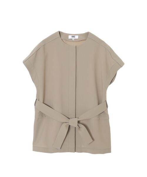 DAKS / ダックス シャツ・ブラウス | 2WAYコンパクトストレッチ スタンドカラー ジレジャケット | 詳細6