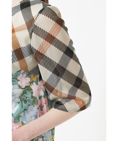DAKS / ダックス シャツ・ブラウス | ツイルハウスチェックフラワープリントブラウス | 詳細5