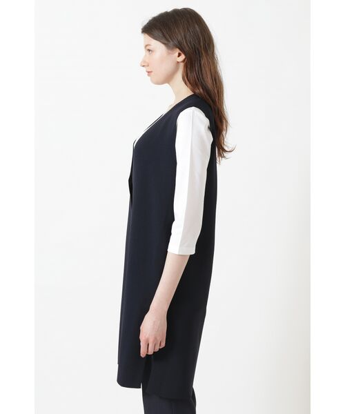 DAKS / ダックス その他トップス | 16Gサスティナブルスムース編み ニットジレ | 詳細1